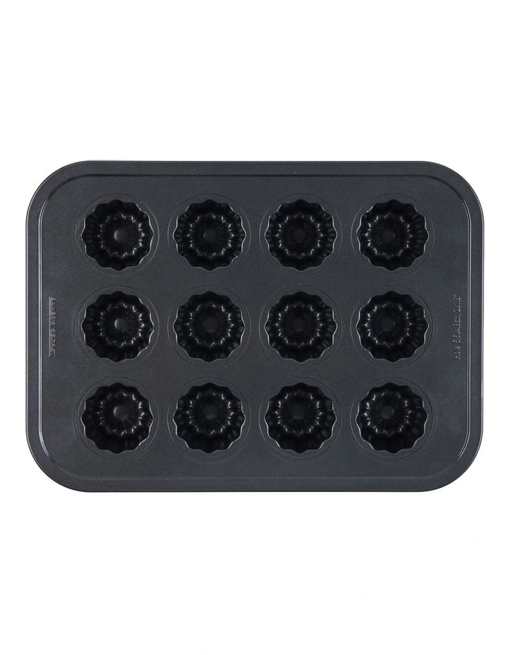 Ultimate Non-Stick 12 Cup Canele Pan 40x29cm in Black image 2