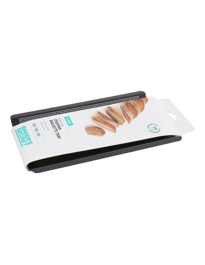 Ultimate Non-Stick Crisping Baguette Tray 38x24cm in Black image 3
