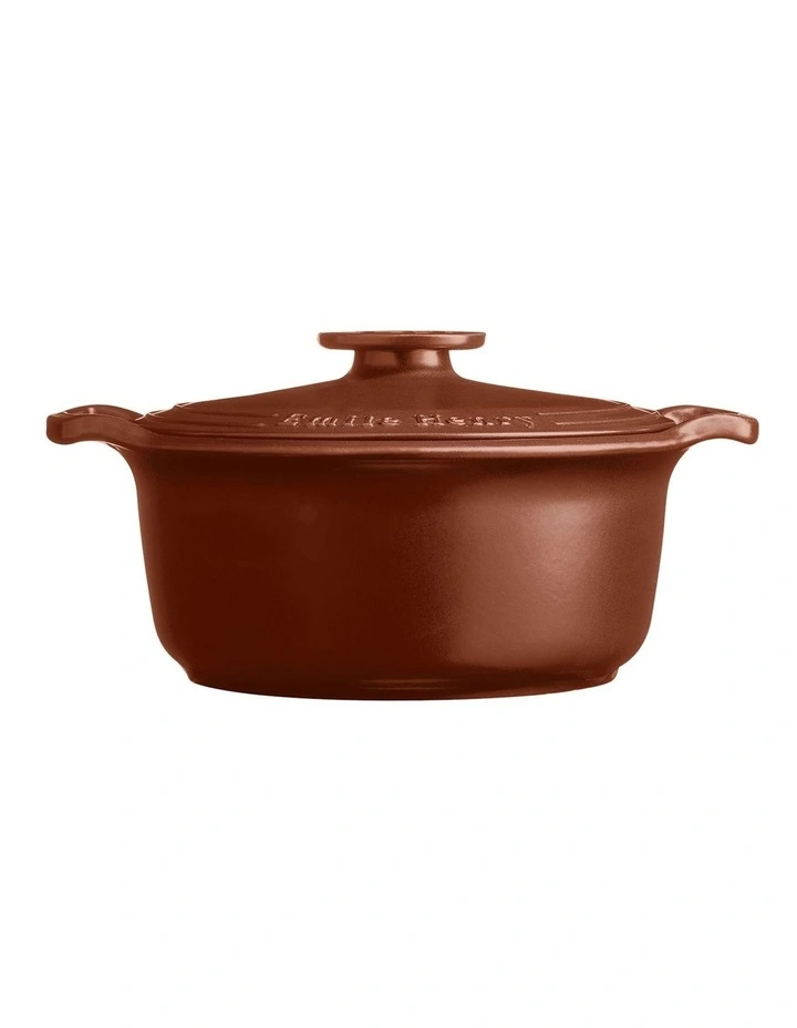 Sublime Round Casserole 4L in Sienne image 1