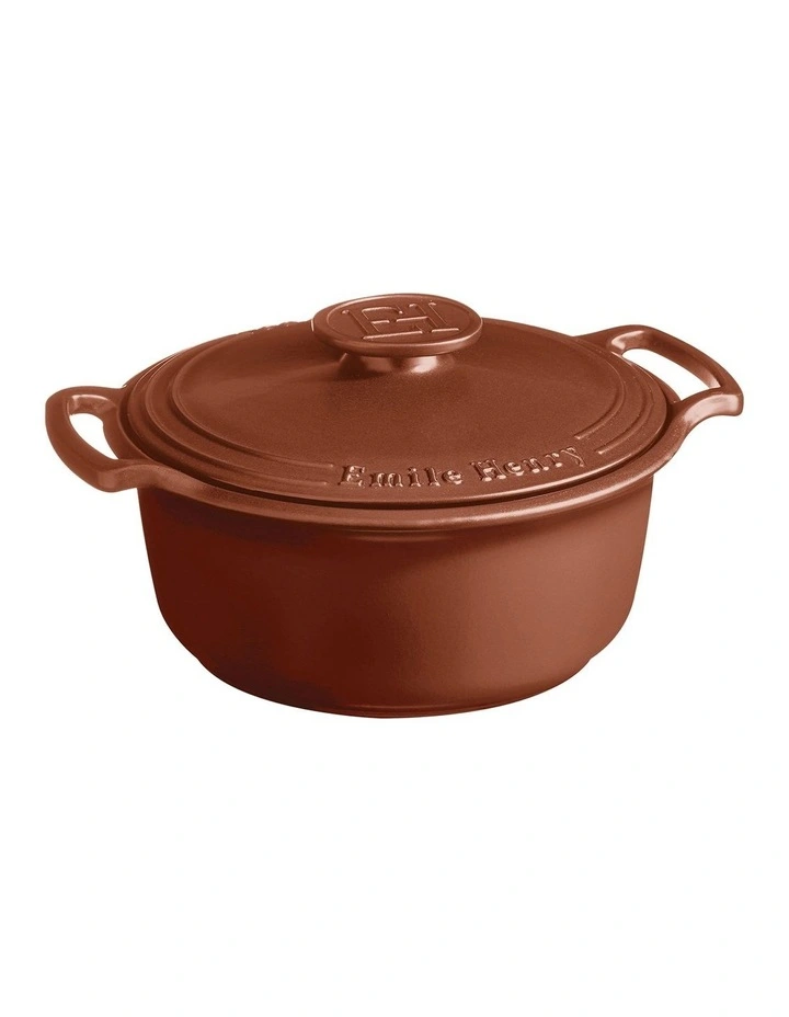 Sublime Round Casserole 4L in Sienne image 2