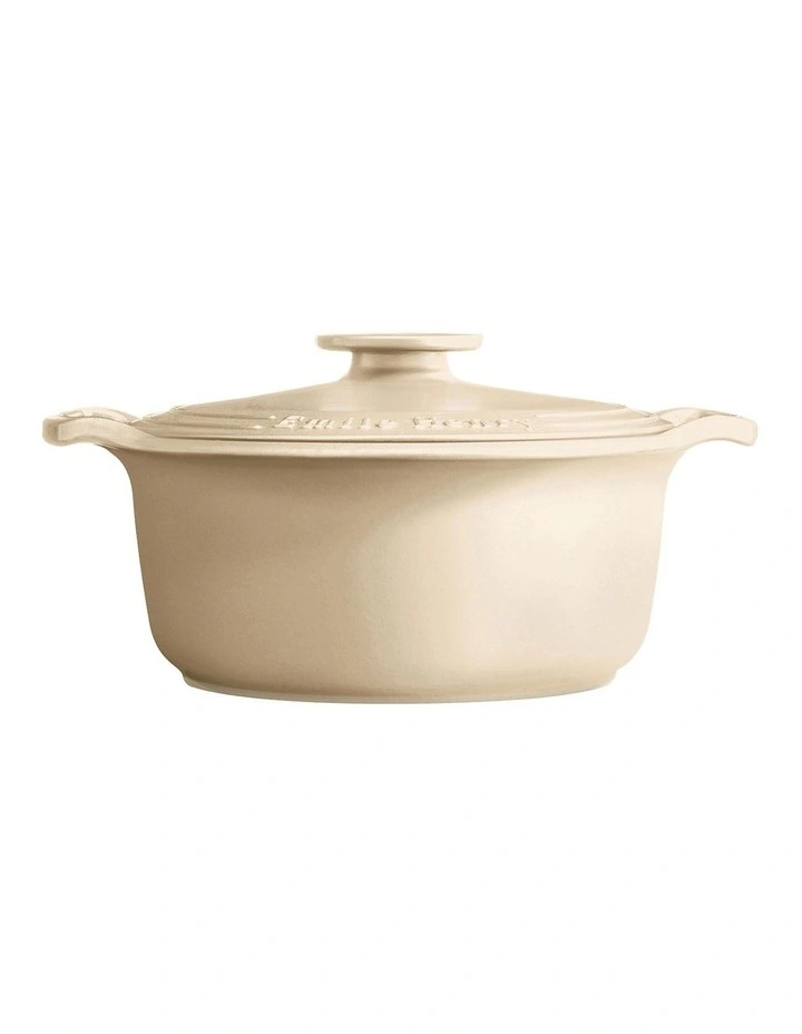 Sublime Round Casserole 4L in Sable image 1
