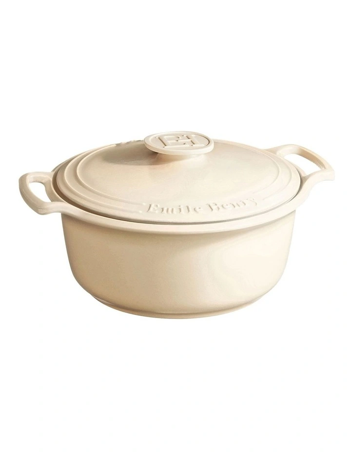 Sublime Round Casserole 5L in Sable image 1