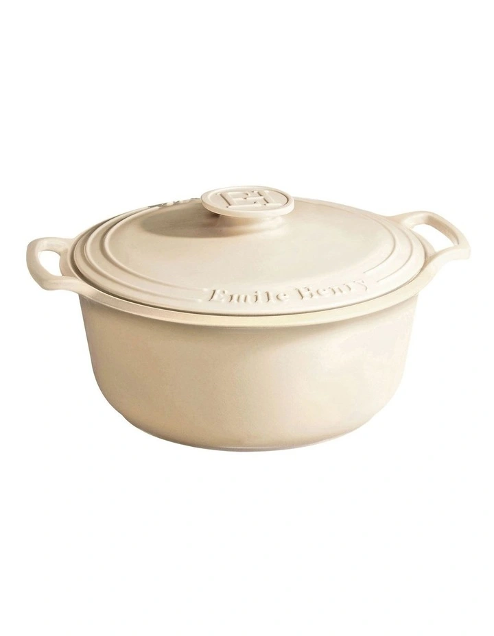Sublime Round Casserole 6L in Sable image 1