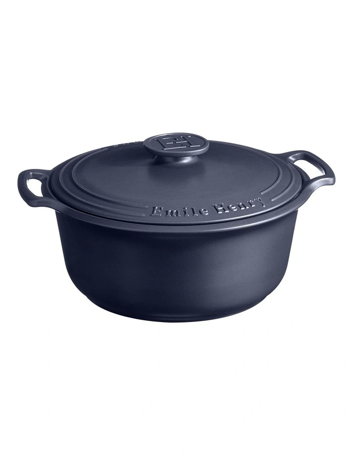 Sublime Round Casserole 6L in Indigo image 1