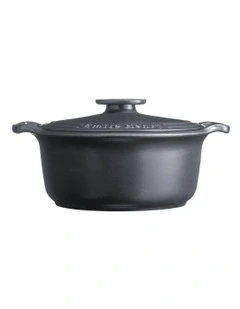 Sublime Round Casserole 4L in Graphite
