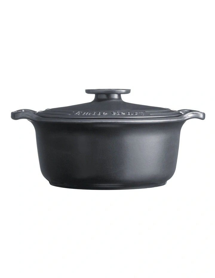 Sublime Round Casserole 4L in Graphite image 1