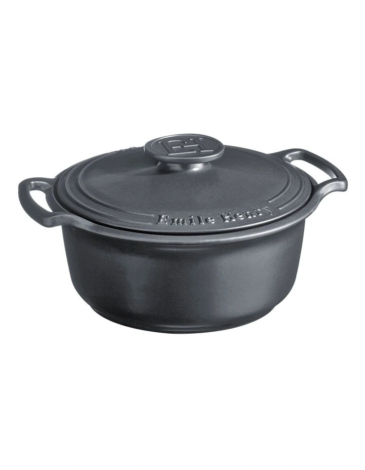 Sublime Round Casserole 4L in Graphite image 2
