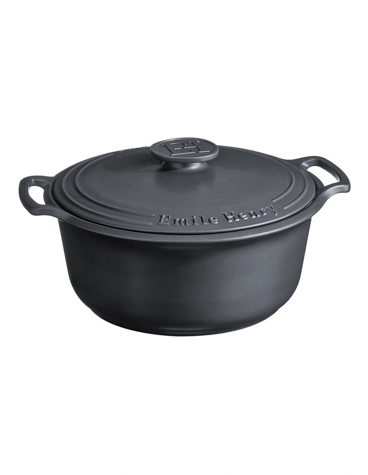 Sublime Round Casserole 6L in Graphite image 1