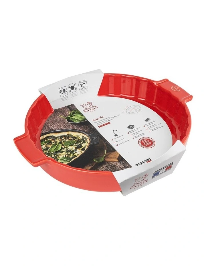 Meat Pie Dish 28cm in Red image 2