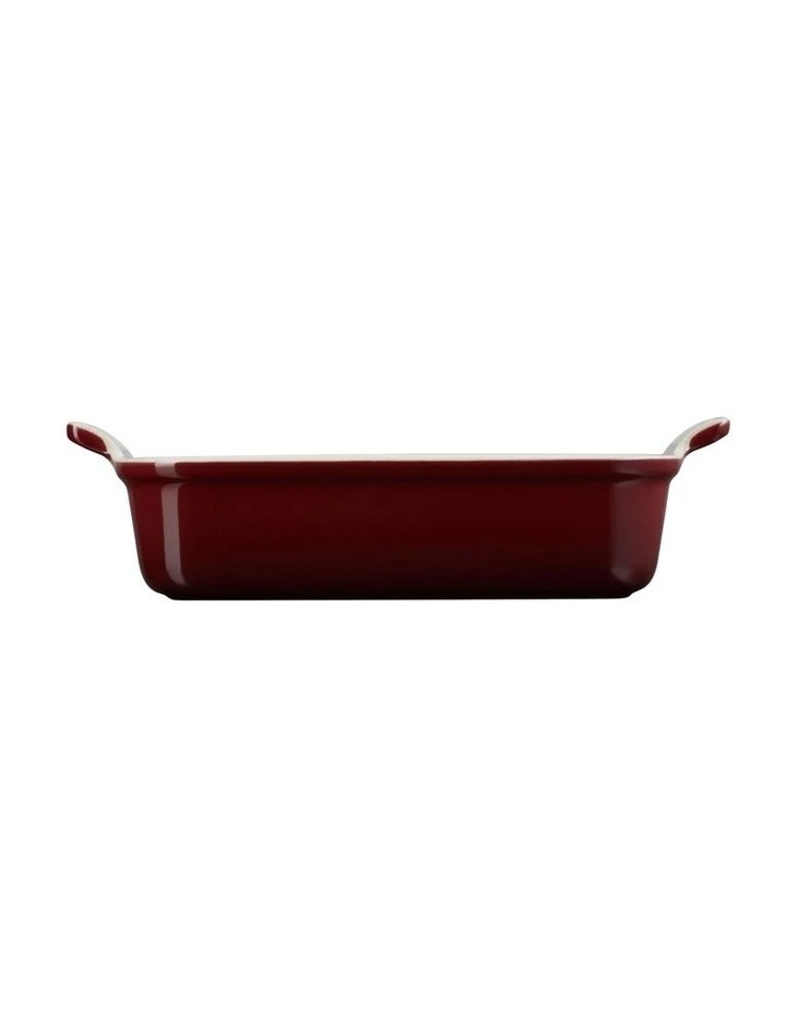 Heritage Rectangular Dish 26cm in Garnet image 1