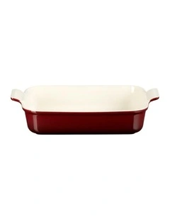 Heritage Rectangular Dish 32cm in Garnet