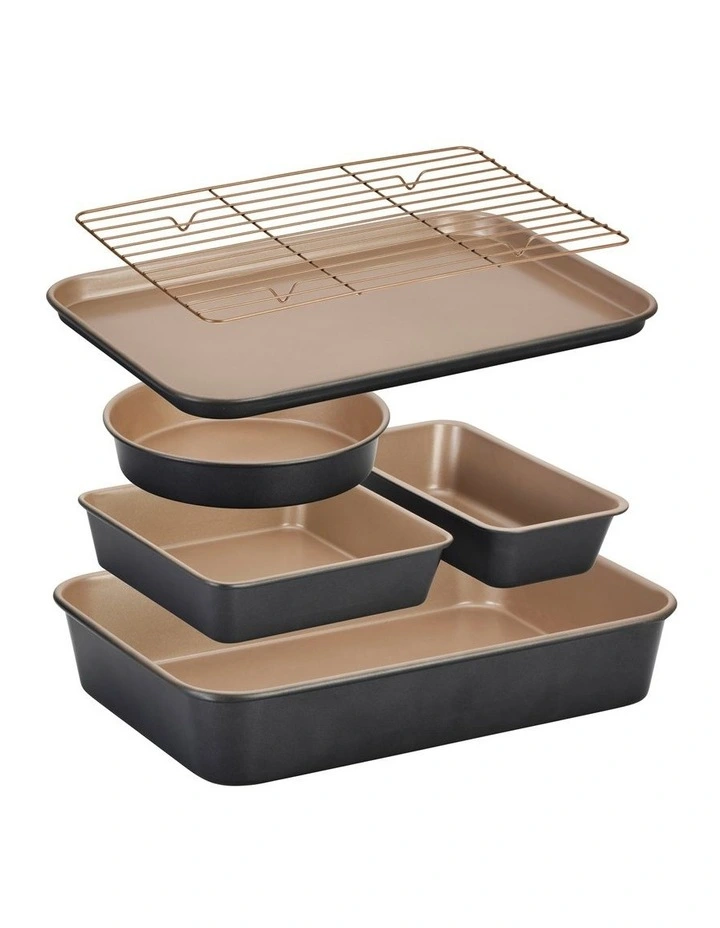 Ceramabake Cleverstack 6 Piece Bakeware Set image 1