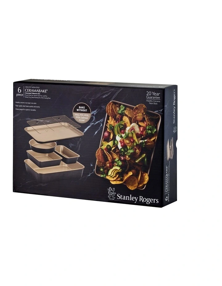 Ceramabake Cleverstack 6 Piece Bakeware Set image 3