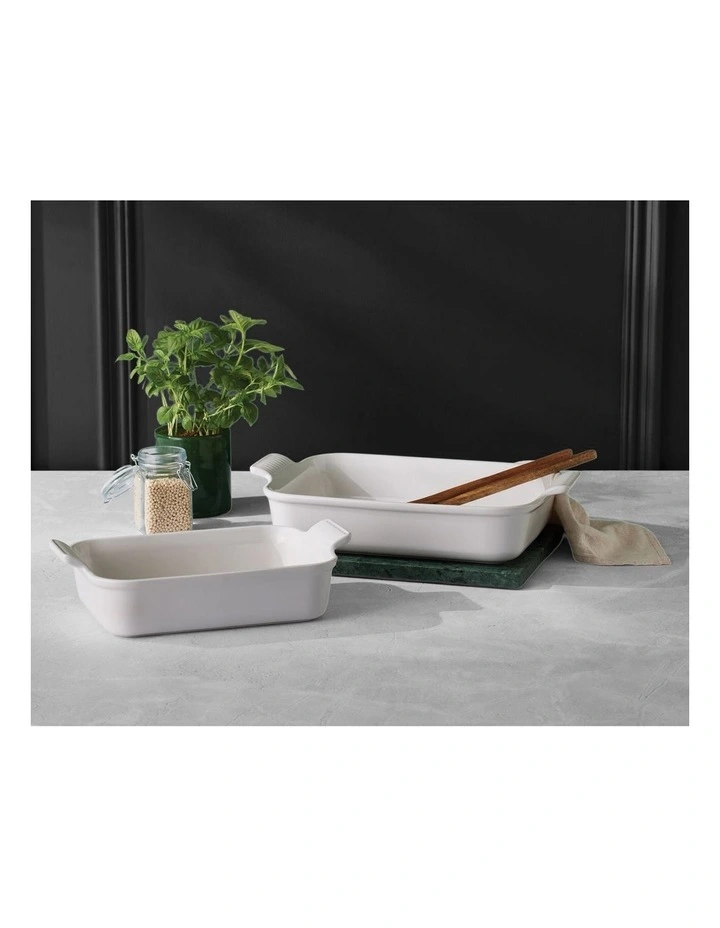 Heritage Rect Dish 32cm White image 1