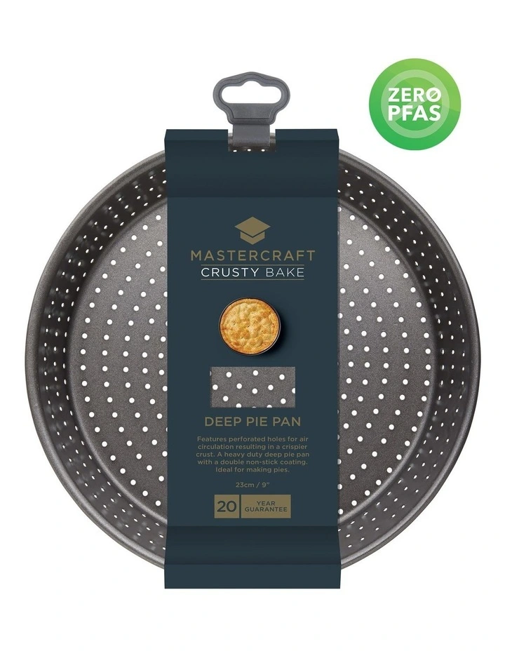 Crusty Bake Deep Pie/Tart Tin 24cm in Carbon image 6