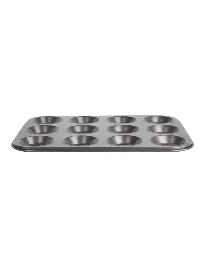 Crusty 12-Cup Shallow Baking Pan 32cm in Carbon image 1