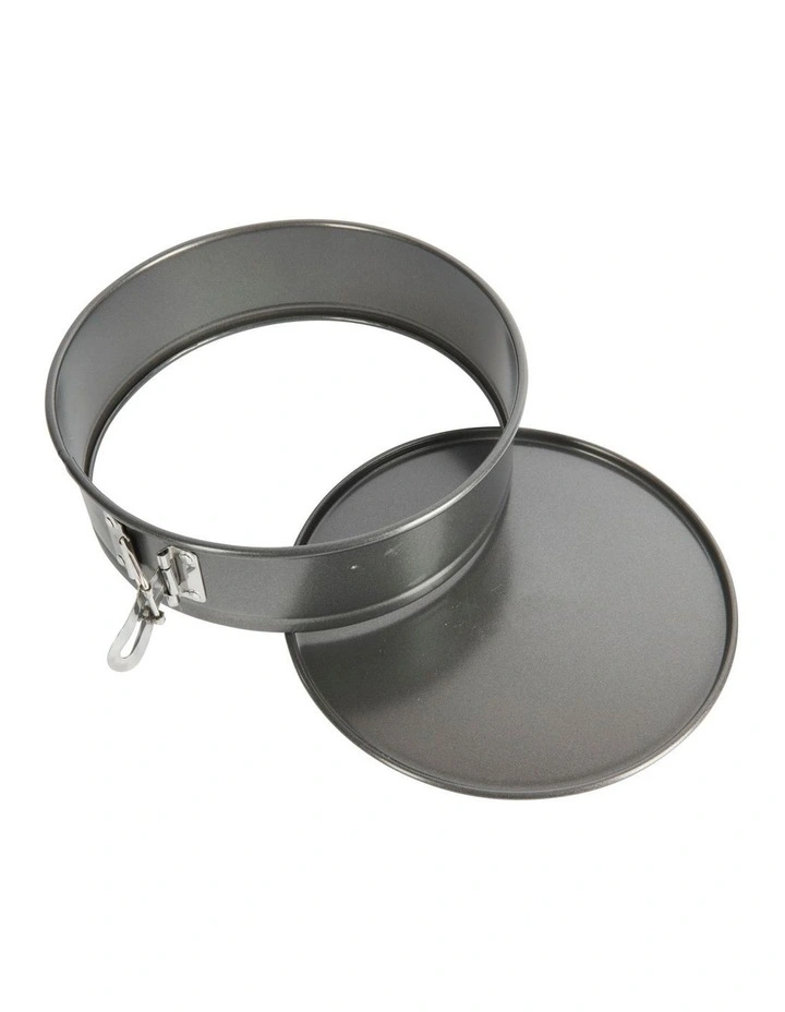 Heavy Base Springform Round Cake Pan 23cm in Carbon image 2