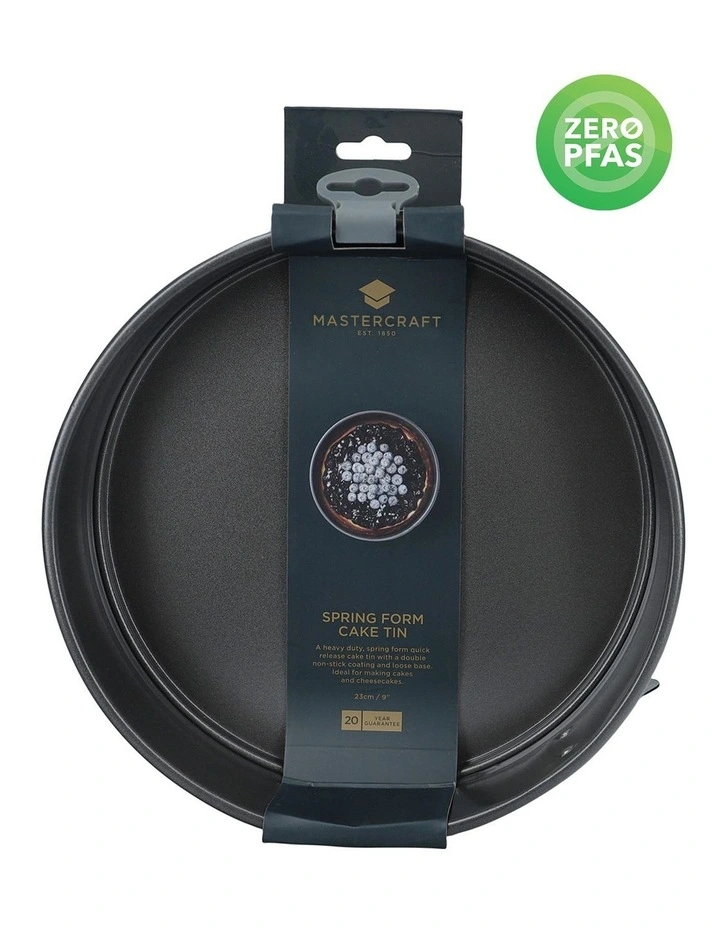 Heavy Base Springform Round Cake Pan 23cm in Carbon image 5