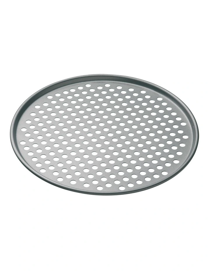 Heavy Base Round Pizza Crisper Carbon 33cm image 1