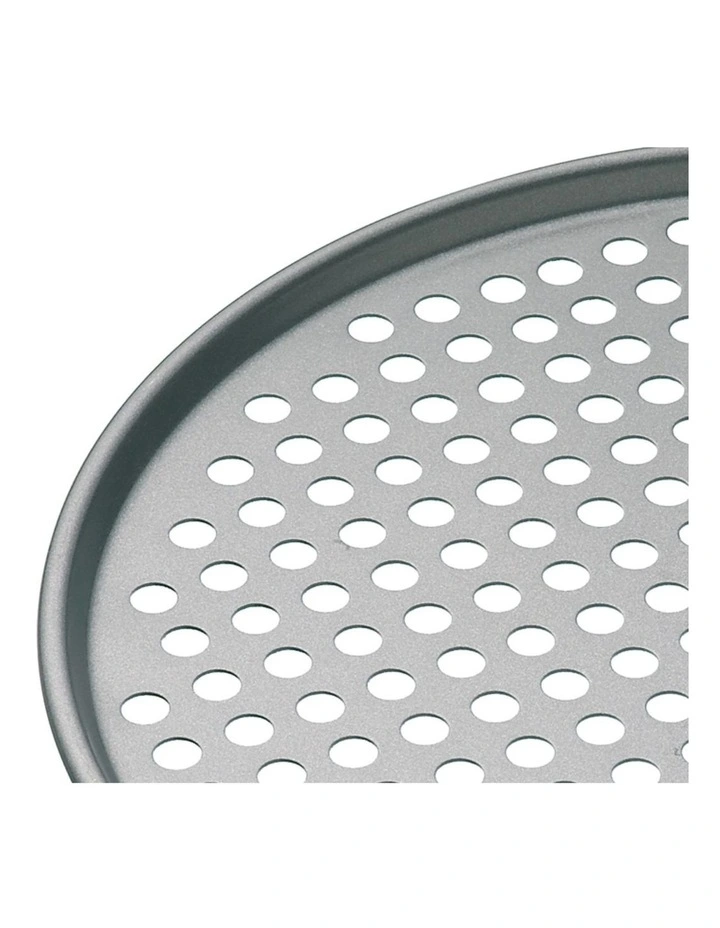 Heavy Base Round Pizza Crisper Carbon 33cm image 2