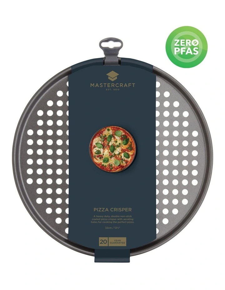 Heavy Base Round Pizza Crisper Carbon 33cm image 6