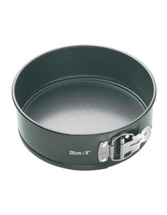Heavy Base Springform Round Cake Pan 20cm in Carbon