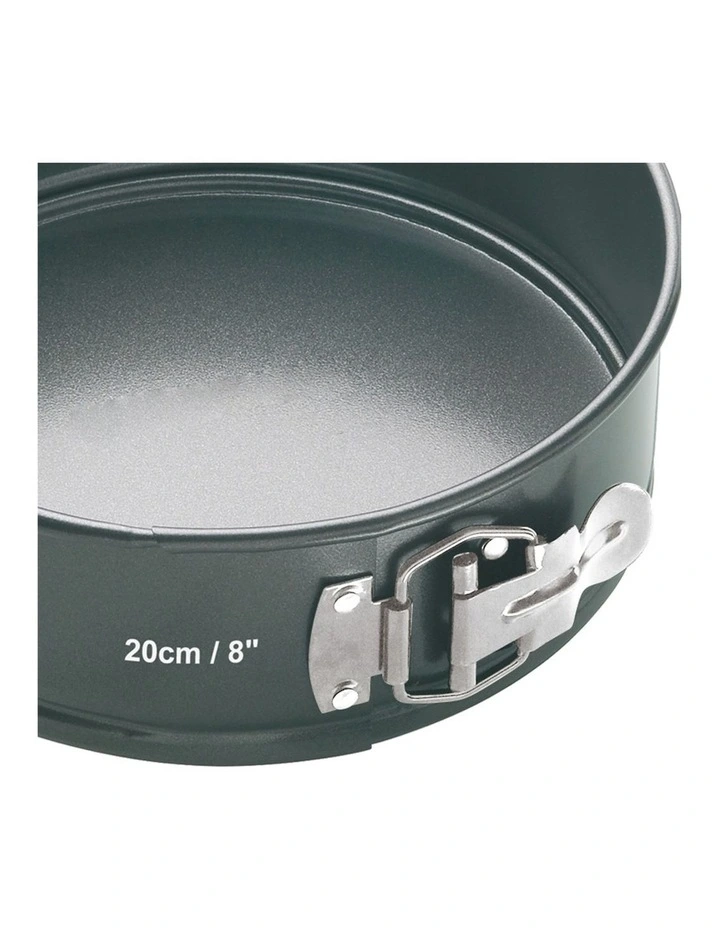 Heavy Base Springform Round Cake Pan 20cm in Carbon image 2