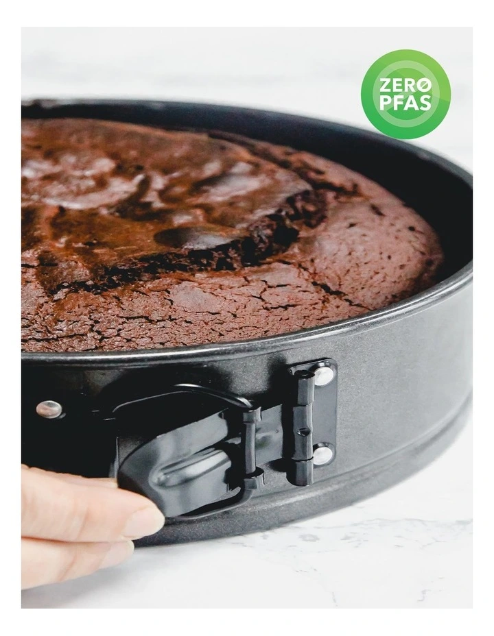 Heavy Base Springform Round Cake Pan 20cm in Carbon image 4