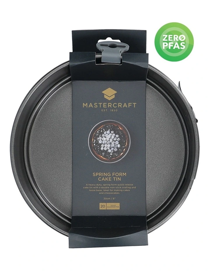 Heavy Base Springform Round Cake Pan 20cm in Carbon image 6