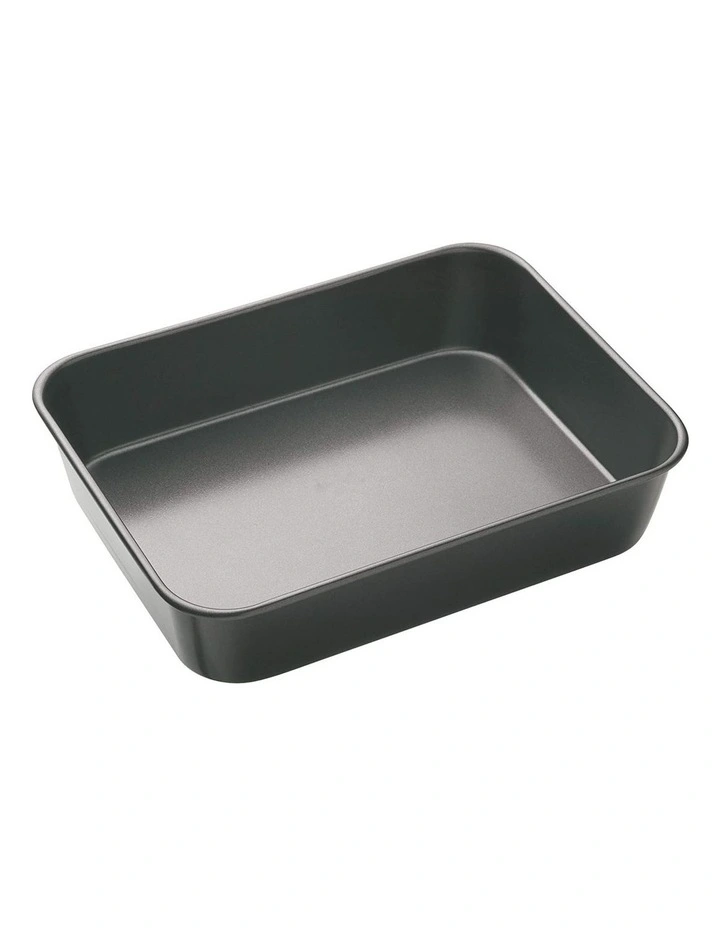 Heavy Base 39x28cm Large Deep Roasting Pan Carbon image 1
