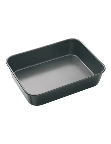 Heavy Base 39x28cm Large Deep Roasting Pan Carbon