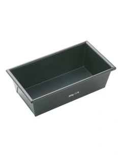 Heavy Base Box Sided Loaf Pan 21x11cm in Carbon