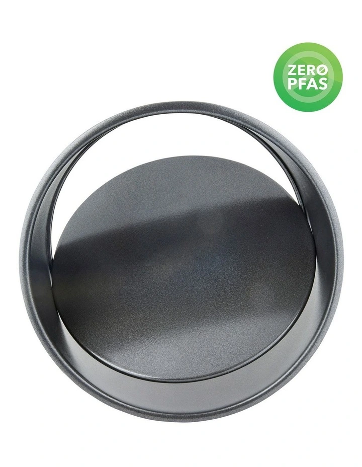 Heavy Base Loose Round Deep Cake Pan 20cm in Carbon image 3