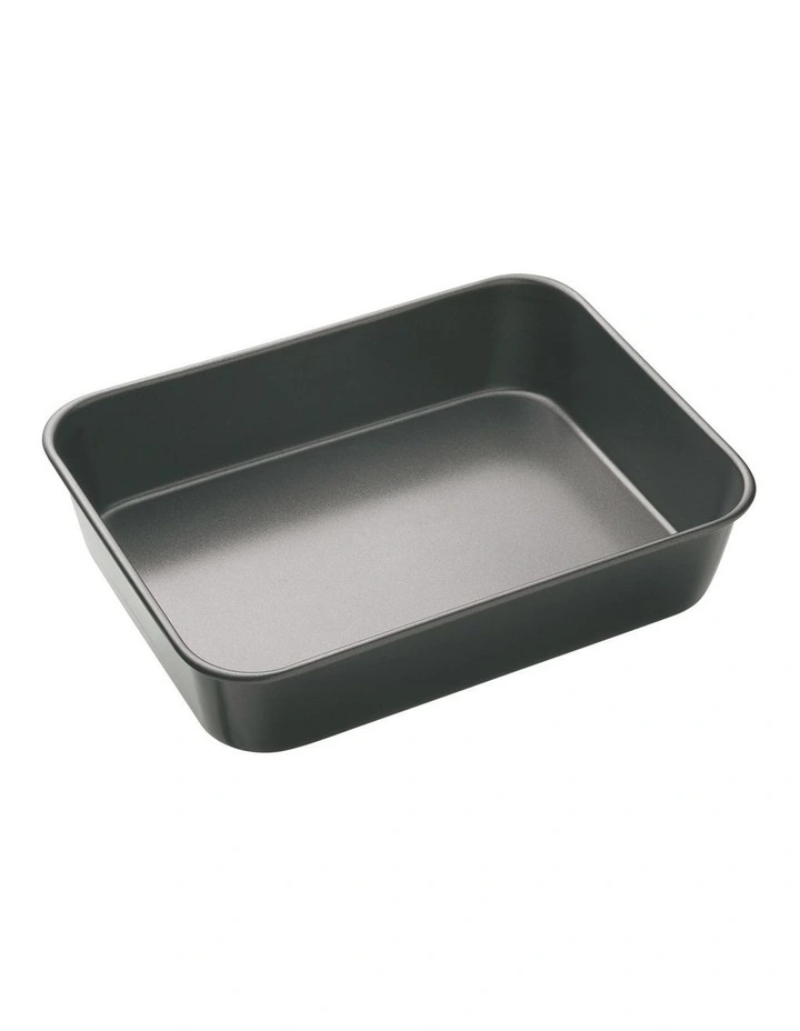 Heavy Base 34x26cm Medium Deep Roasting Pan in Carbon image 1
