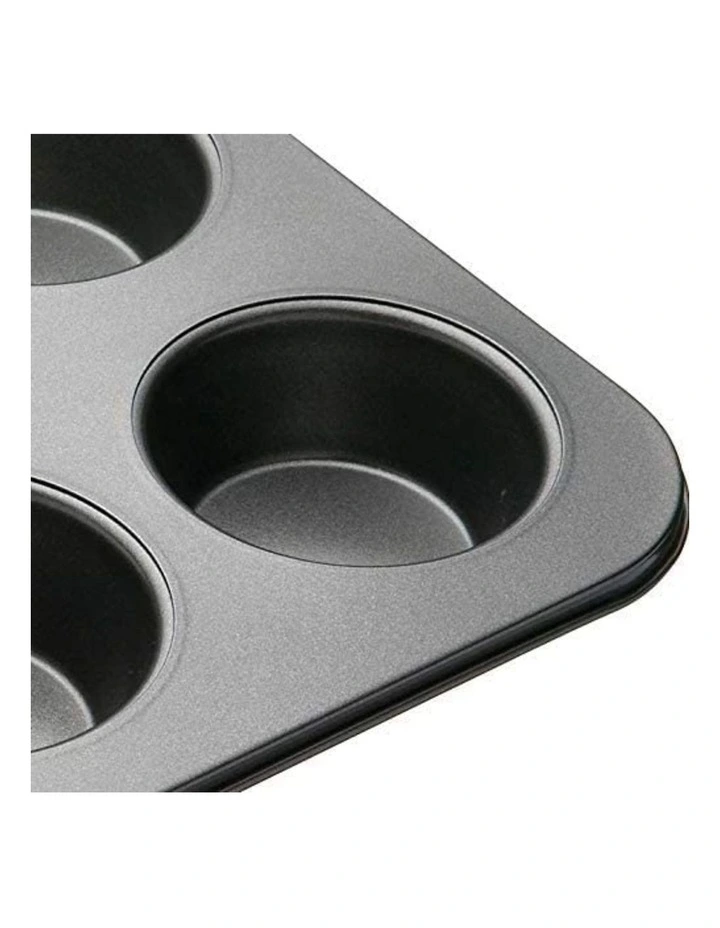 Heavy Base 6-Cup American Muffin Pan in Carbon image 2
