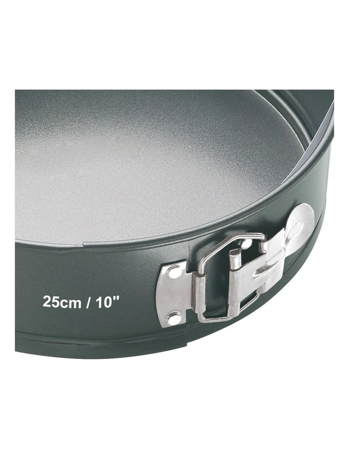 Heavy Base Springform Round Cake Pan 25cm in Carbon image 2