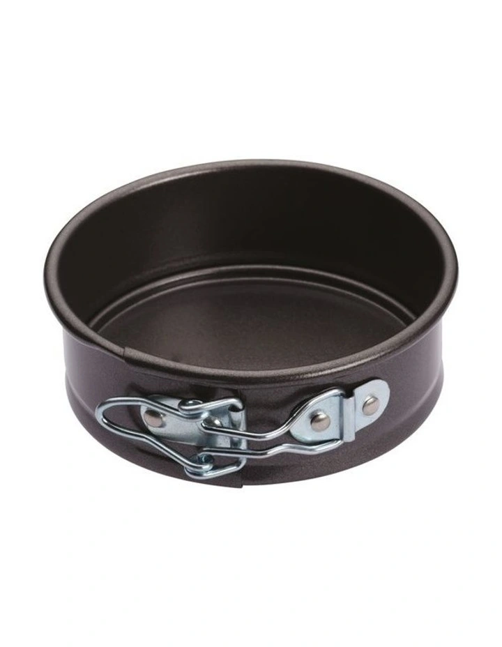 Heavy Base Springform Round Cake Pan 11cm in Carbon image 1