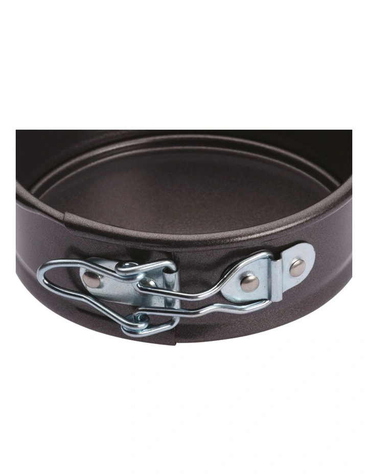 Heavy Base Springform Round Cake Pan 11cm in Carbon image 2