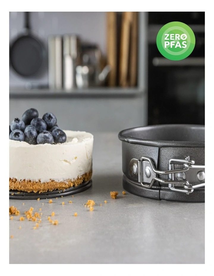 Heavy Base Springform Round Cake Pan 11cm in Carbon image 4