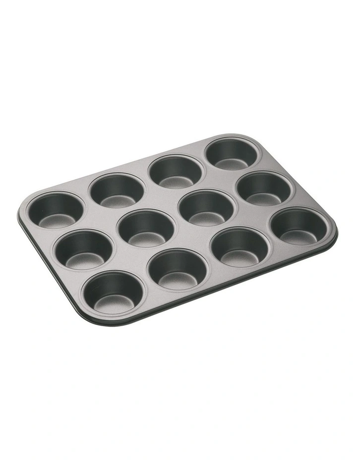 Heavy Base Muffin/Cupcake Pan 12-Cup in Carbon image 1