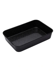 Pro Vitreous Enamel Roasting Pan 40x28cm in Carbon