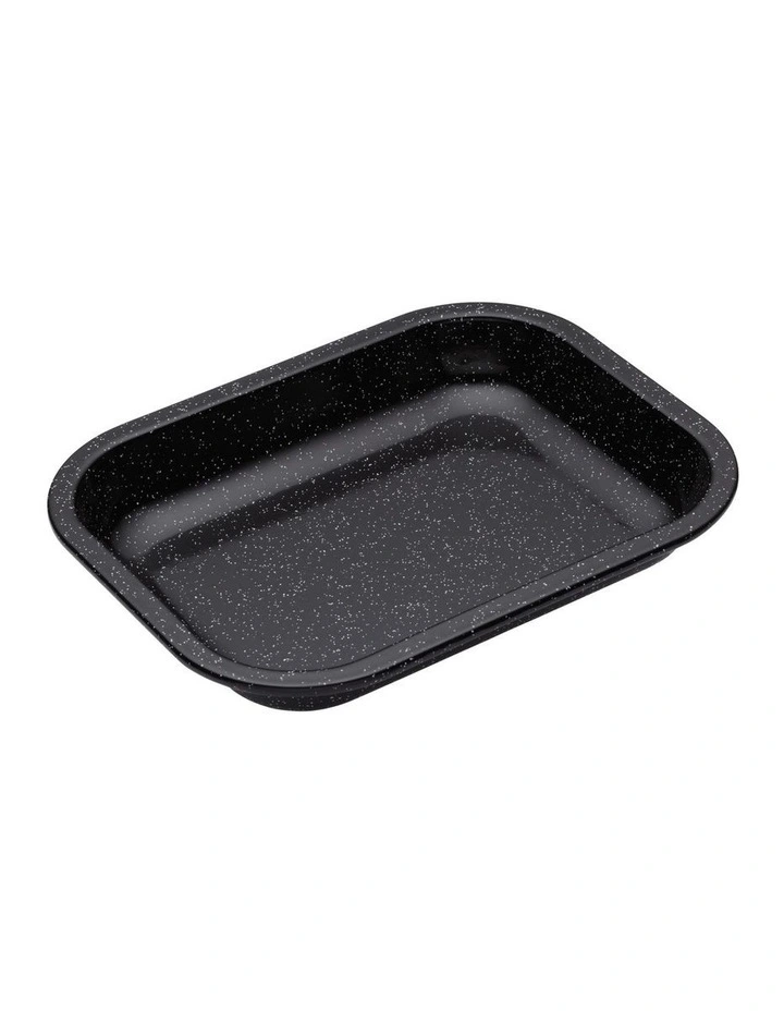Pro Vitreous Enamel Roasting Pan 27x21cm in Carbon image 1