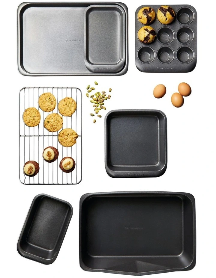 Smart Space Stacking Nonstick Bakeware Set 7pc Gift Boxed image 3