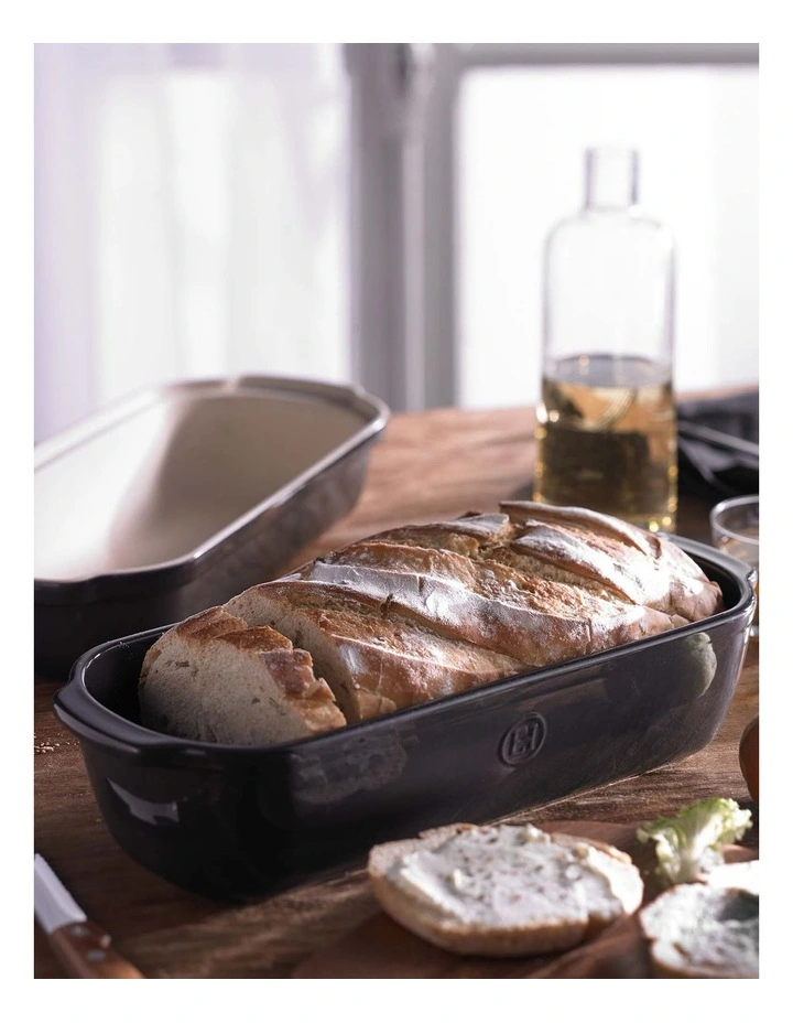 Large Bread Loaf Baker in Charcoal image 2