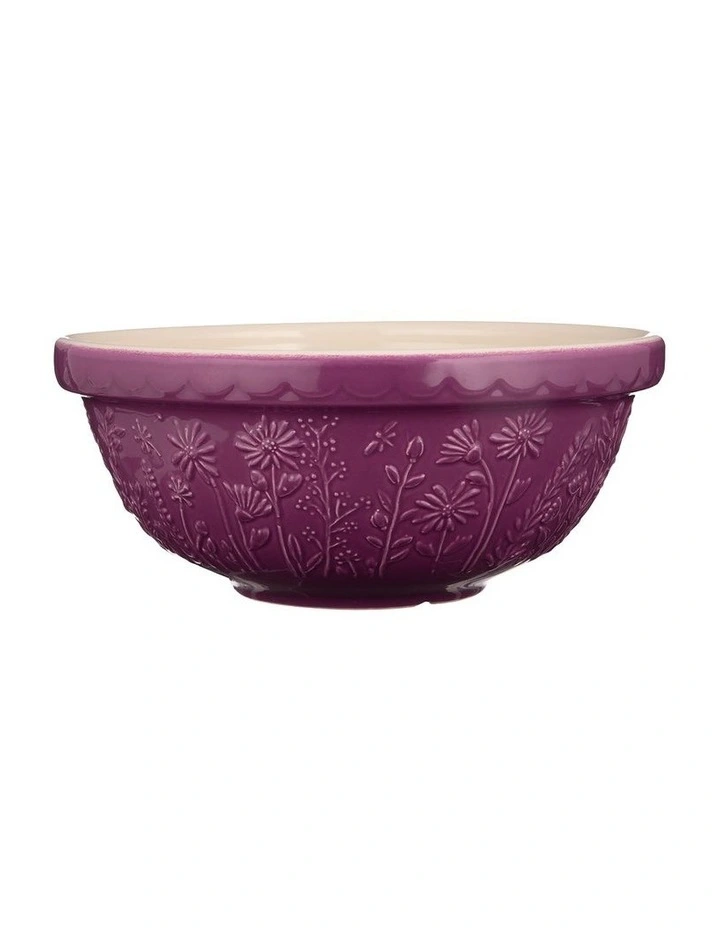 The Meadow Mixing Bowl 26cm/2.7L in Purple image 1
