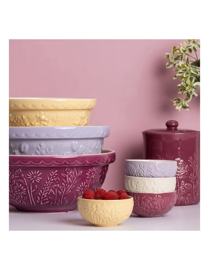The Meadow Mixing Bowl 26cm/2.7L in Purple image 5