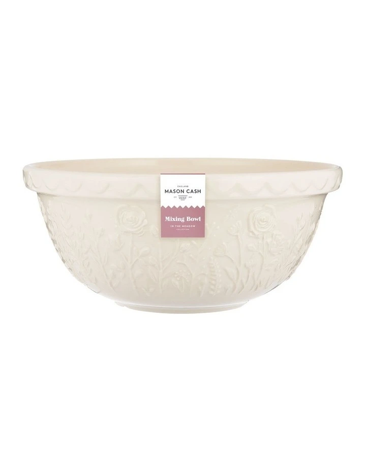 The Meadow Rose Mixing Bowl 29cm/4L in Cream image 2