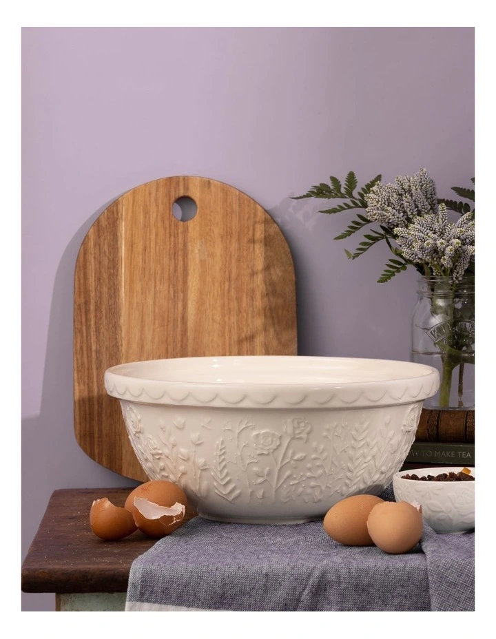 The Meadow Rose Mixing Bowl 29cm/4L in Cream image 3