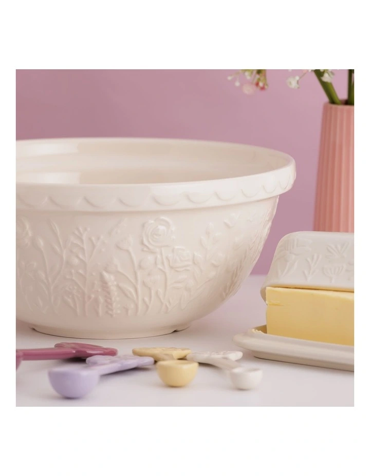 The Meadow Rose Mixing Bowl 29cm/4L in Cream image 6