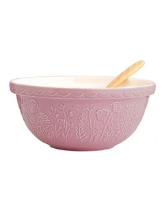 The Meadow Rose Mixing Bowl 29cm/4L in Pink